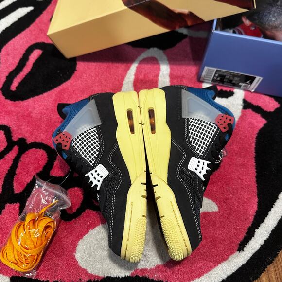 Jordan 4 Retro Union Off Noir – Size 4 – Brand New - Picture 9 of 13